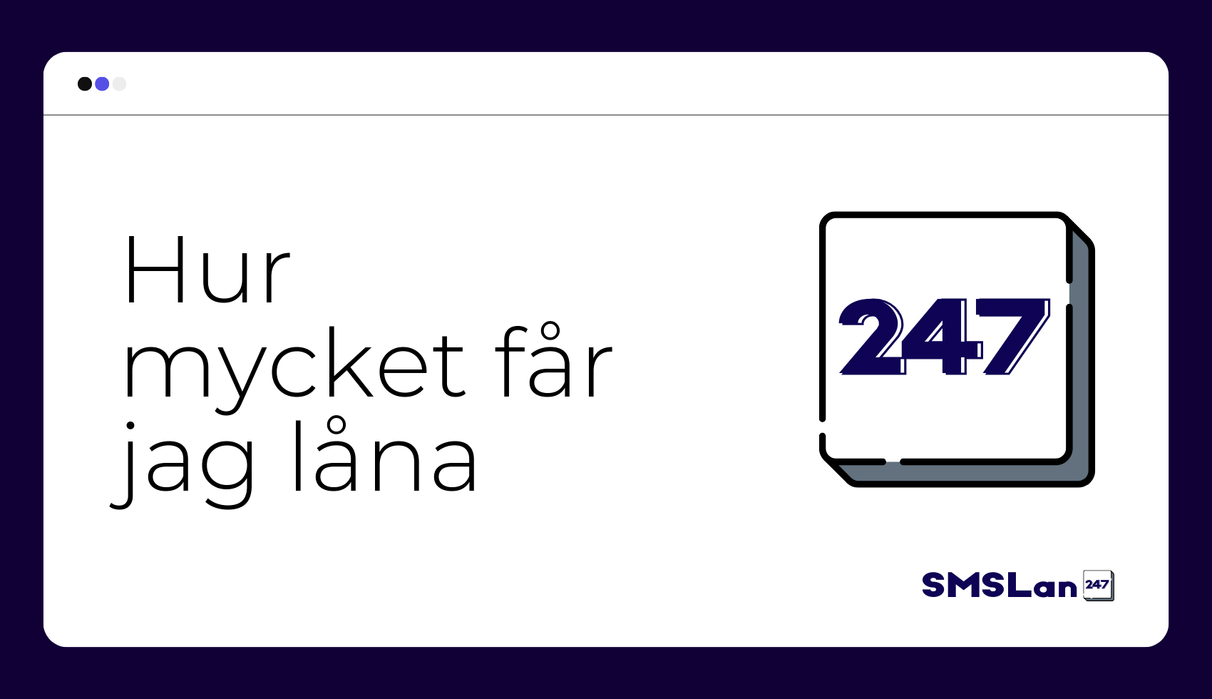 Hur mycket får jag låna